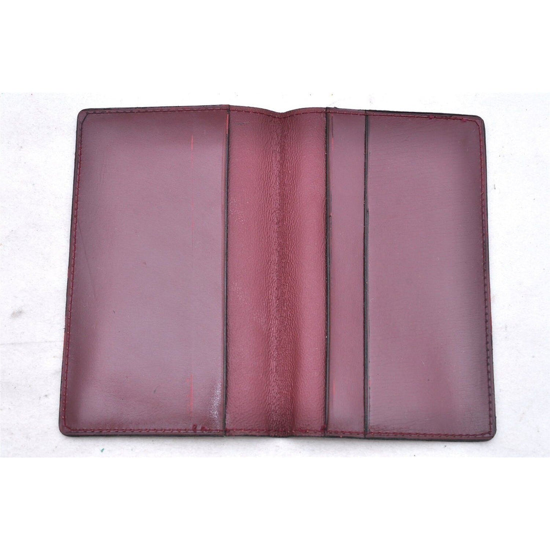 Gucci burgundy top handle Kelly bag w blue lapis clasp & wallet