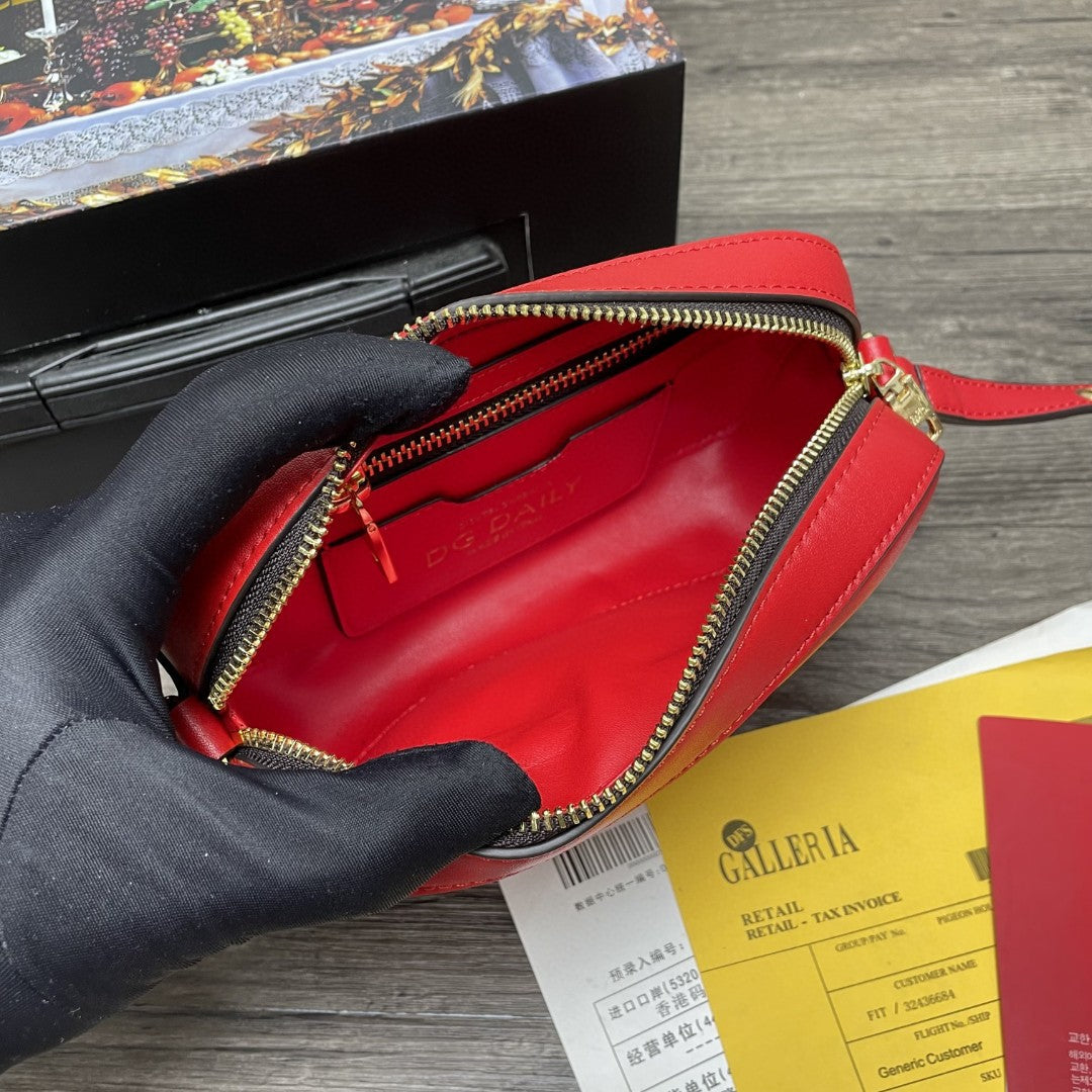 DG Crossbody 3.5 Bag Red For Womtlm 7.5in/19cm DG 