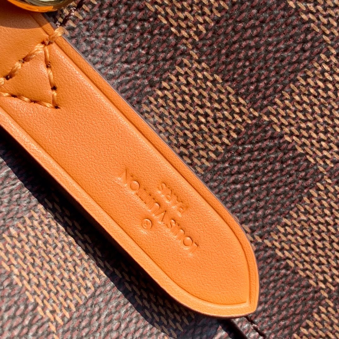 LV NeoNoe MM Bucket Bag Damier Ebtlme Canvas Safran Yellow For Womtlm,  Shoulder And Crossbody Bags 10.2in/26cm LV N40213