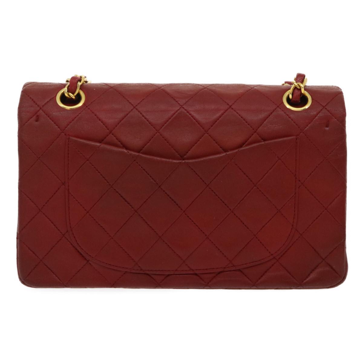 Chanel Bordeaux Leather Timeless shoulder Bag