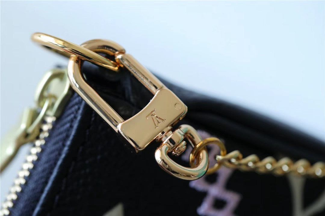 LV Mini Pochette Accessoires Monogram Empreinte White For Womtlm, Womtlm’s Handbags, Shoulder Bags And Crossbody Bags 6.1in/15.5cm LV 