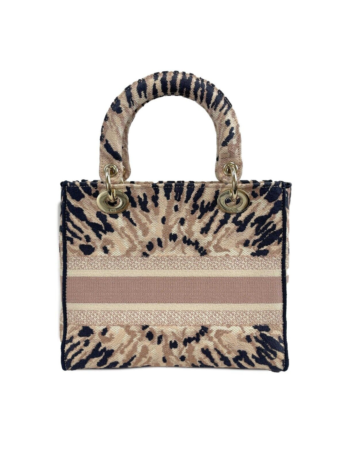 CHRISTIAN DIOR Embroidered Tie Dye Lady Dior Medium