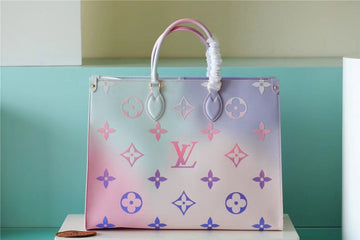 LV Onthego GM Tote Bag In Monogram Canvas Sunrise Pastel For Womtlm 16.1in/41cm LV M46076