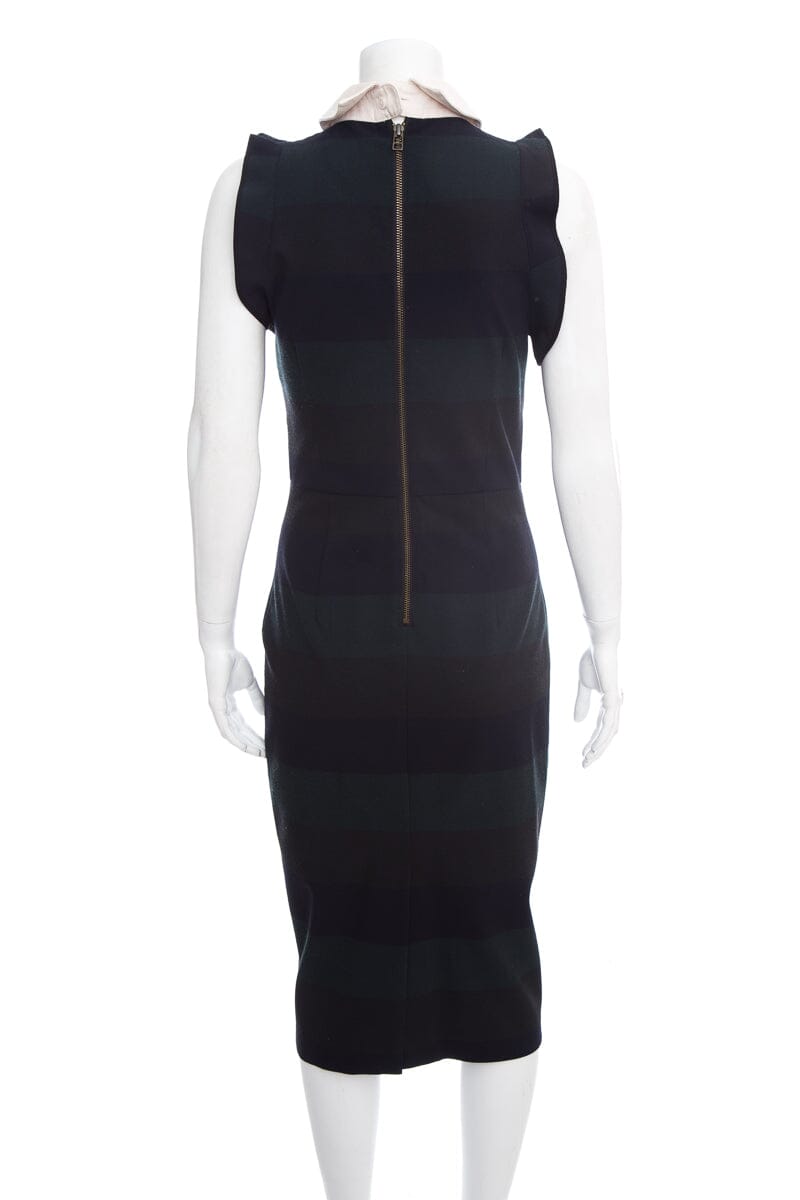 Veronica Beard Black & Green Dress SZ 4