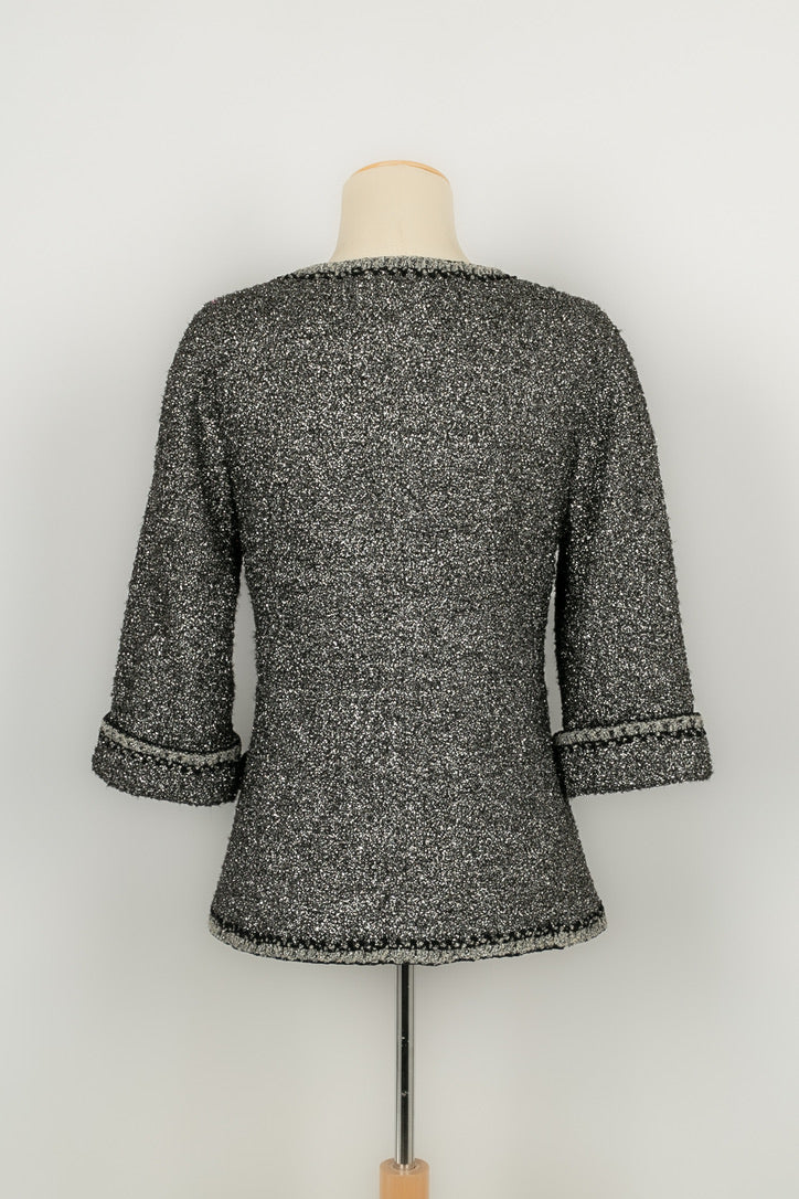 Veste argent�e Chanel