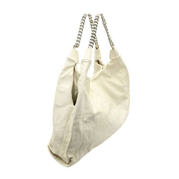 CHANEL Vintage Ivory Leather "Cc" Tote 2008-2009