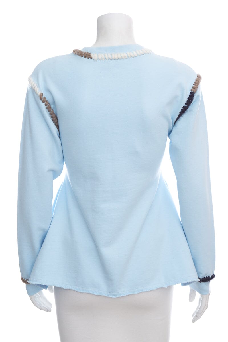 JW Anderson Blue Sweatshirt SZ XXS