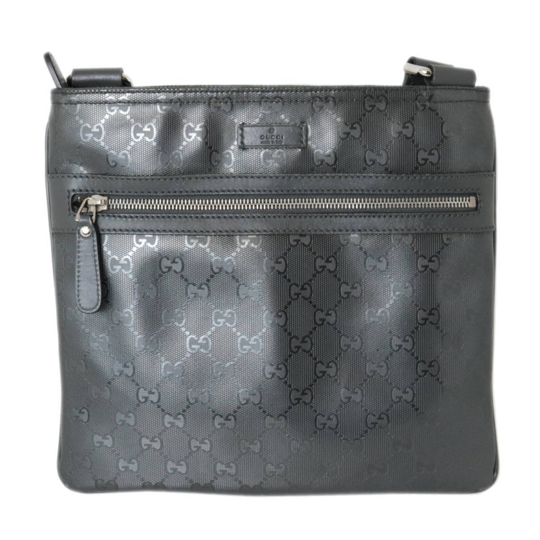 GUCCI / Gucci shoulder bag GG imprime gray 295257