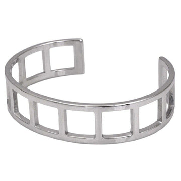 Gucci Bangle Silver Ag 925 GUCCI Bracelet Square Breath Unisex