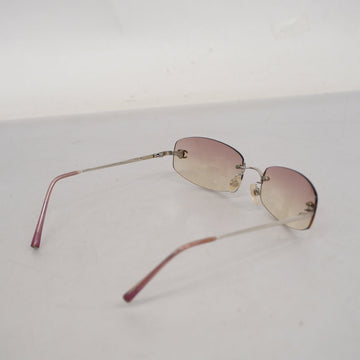ChanelAuth  Women's Sunglasses Pink Sunglasses 4002 Silver hardware