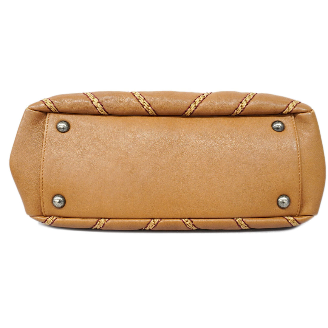 ChanelAuth  2WAY Bag V Stitch Chain Shoulder Women's Leather HandBag