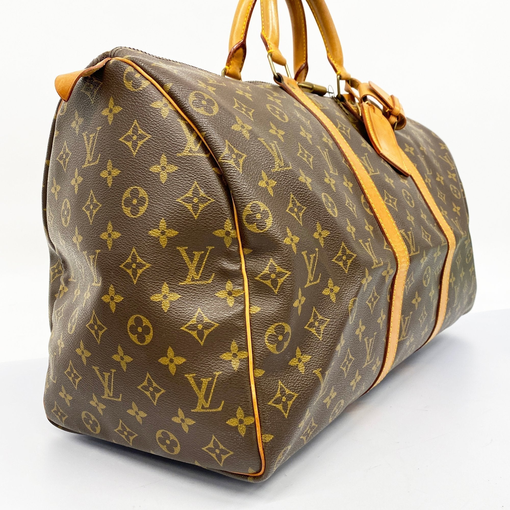 LOUIS VUITTONAuth Monogram Keepol 50 M41426 Unisex Boston Bag