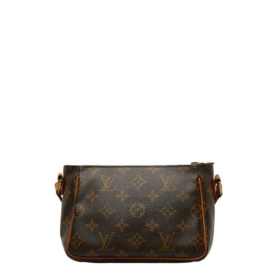 LOUIS VUITTON Monogram Vivacite PM Shoulder Bag M51165 Brown PVC Leather Women's