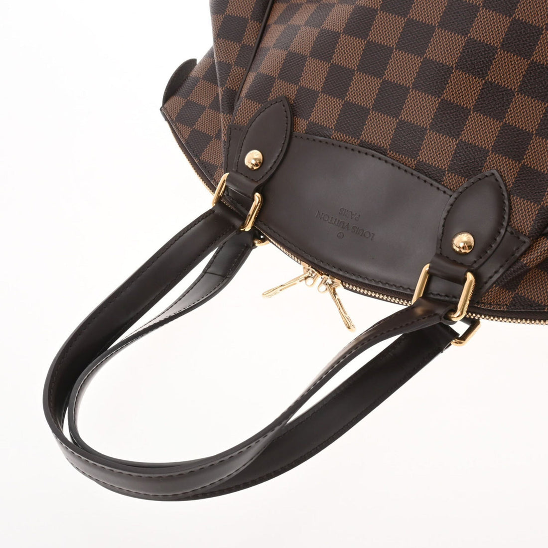 LOUIS VUITTON Damier Verona PM Brown N41117 Ladies Canvas Handbag