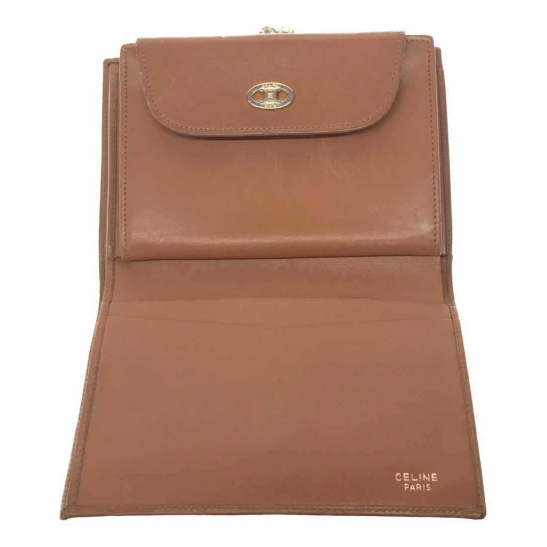 Celine Macadam Pattern Clasp Wallet Women's Brand Clothing Accessory