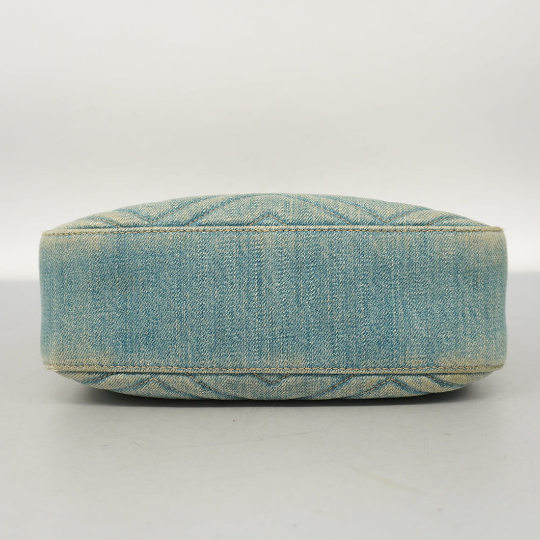 GUCCIAuth  GG Marmont Shoulder Bag Velor 447632 Women's Denim Light Blue