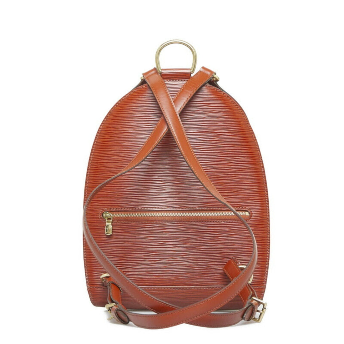 LOUIS VUITTON Epi Mabillon Backpack M52233 Kenya Brown Leather Women's