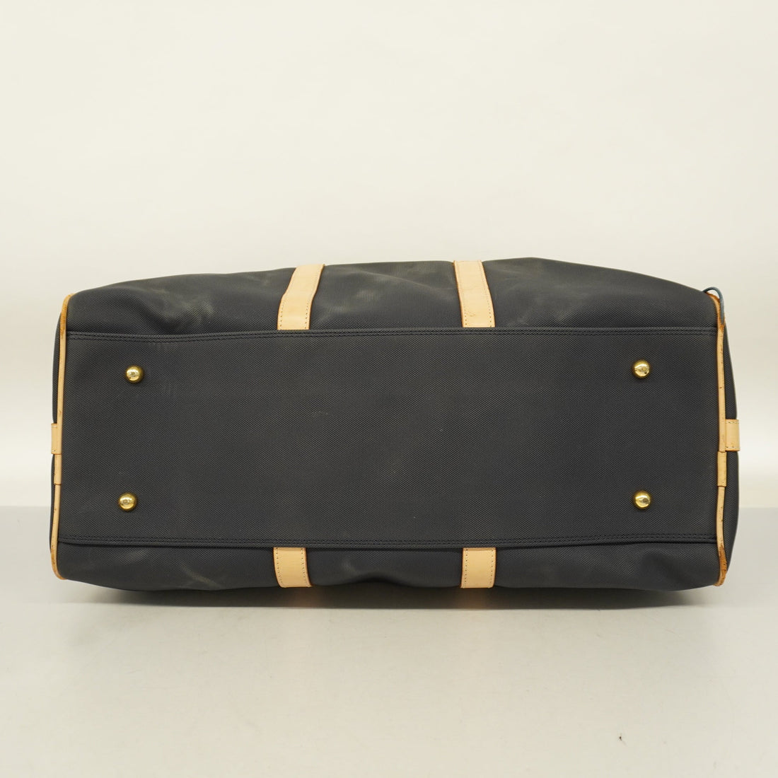 CHRISTIAN DIOR  Boston Bag Sports Women's PVC,Leather Boston Bag Beige,Navy