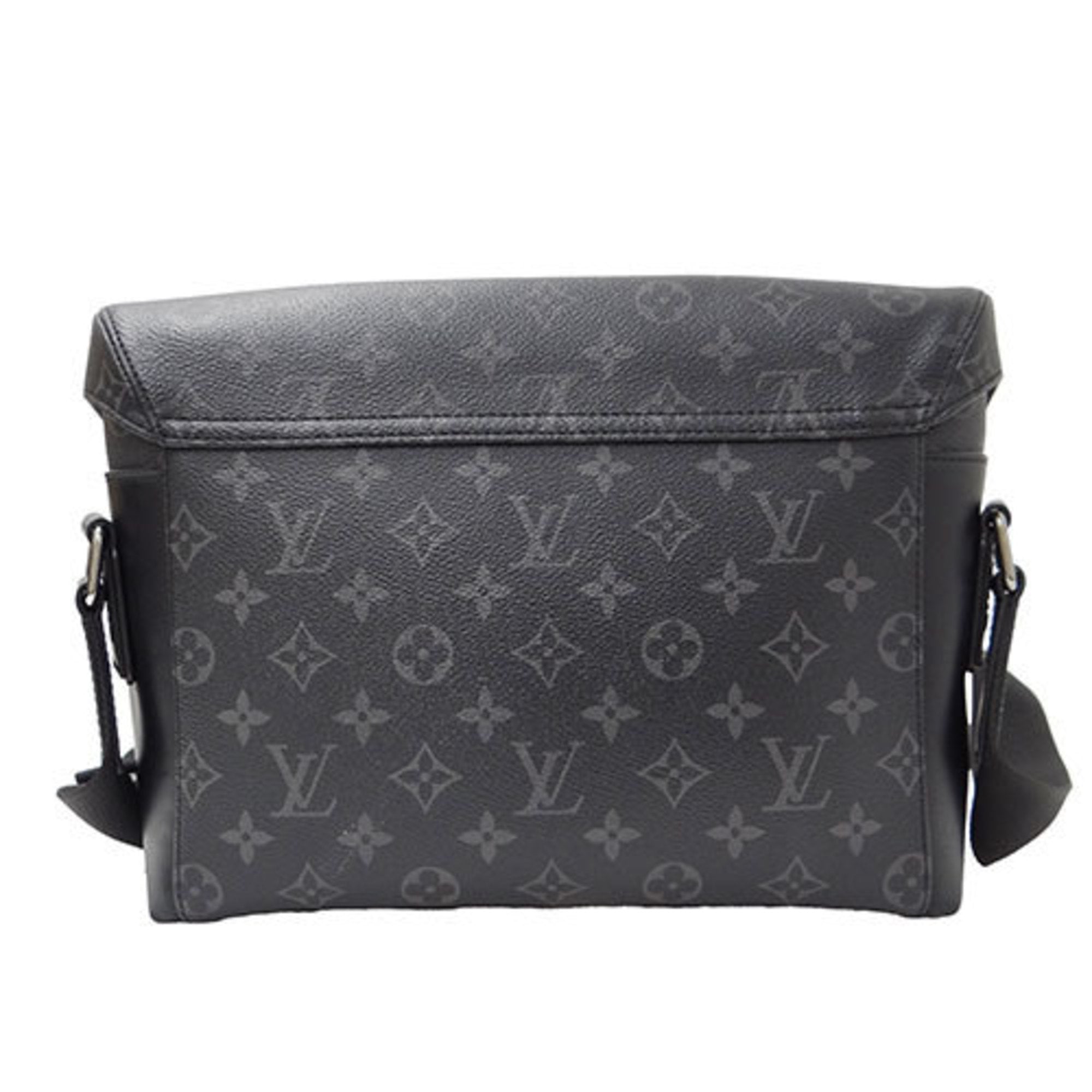 LOUIS VUITTON Bag Monogram Eclipse Men's Shoulder Voyage PM M40511 Gray Black