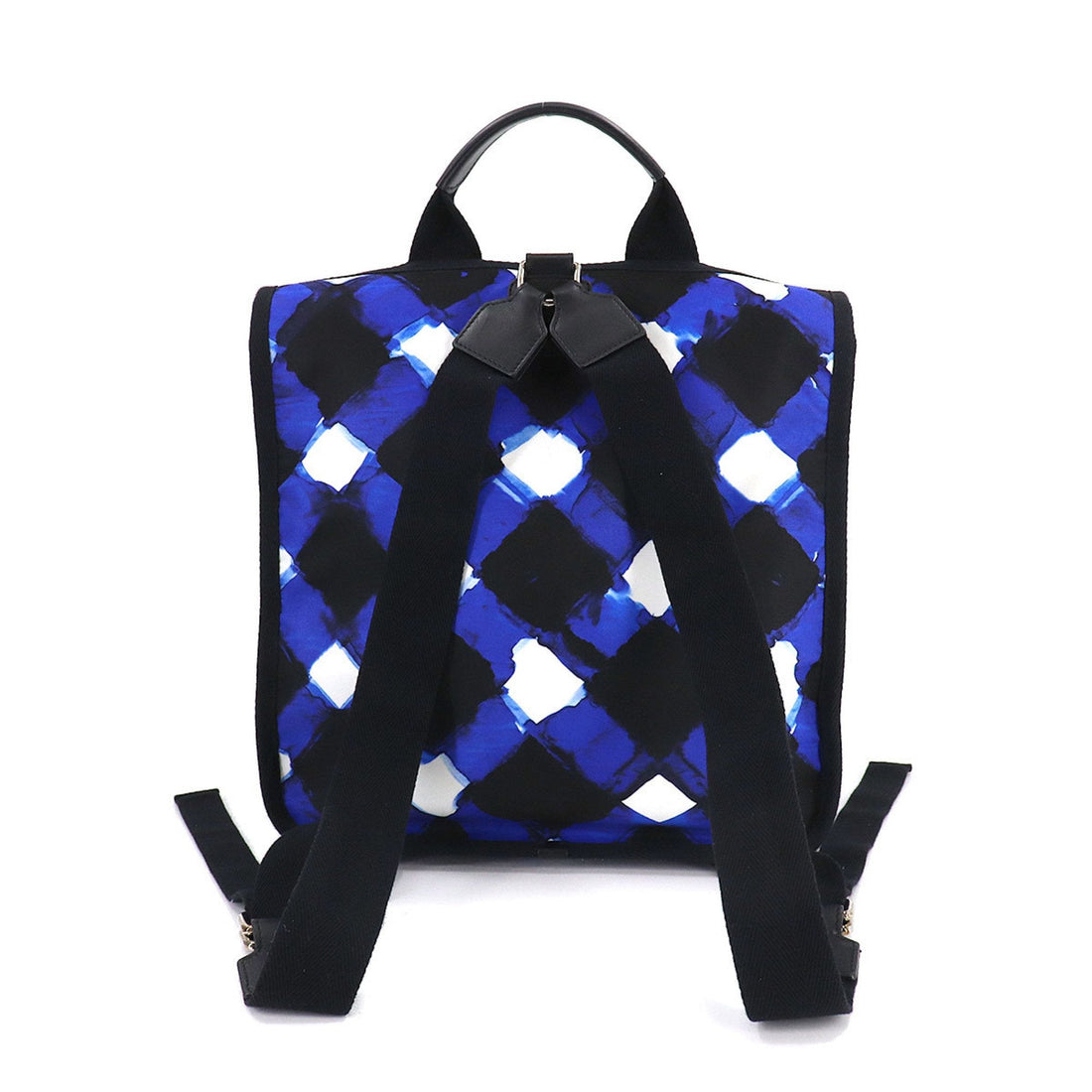 Chanel airline backpack rucksack nylon leather blue black A93326 Airline Back Pack