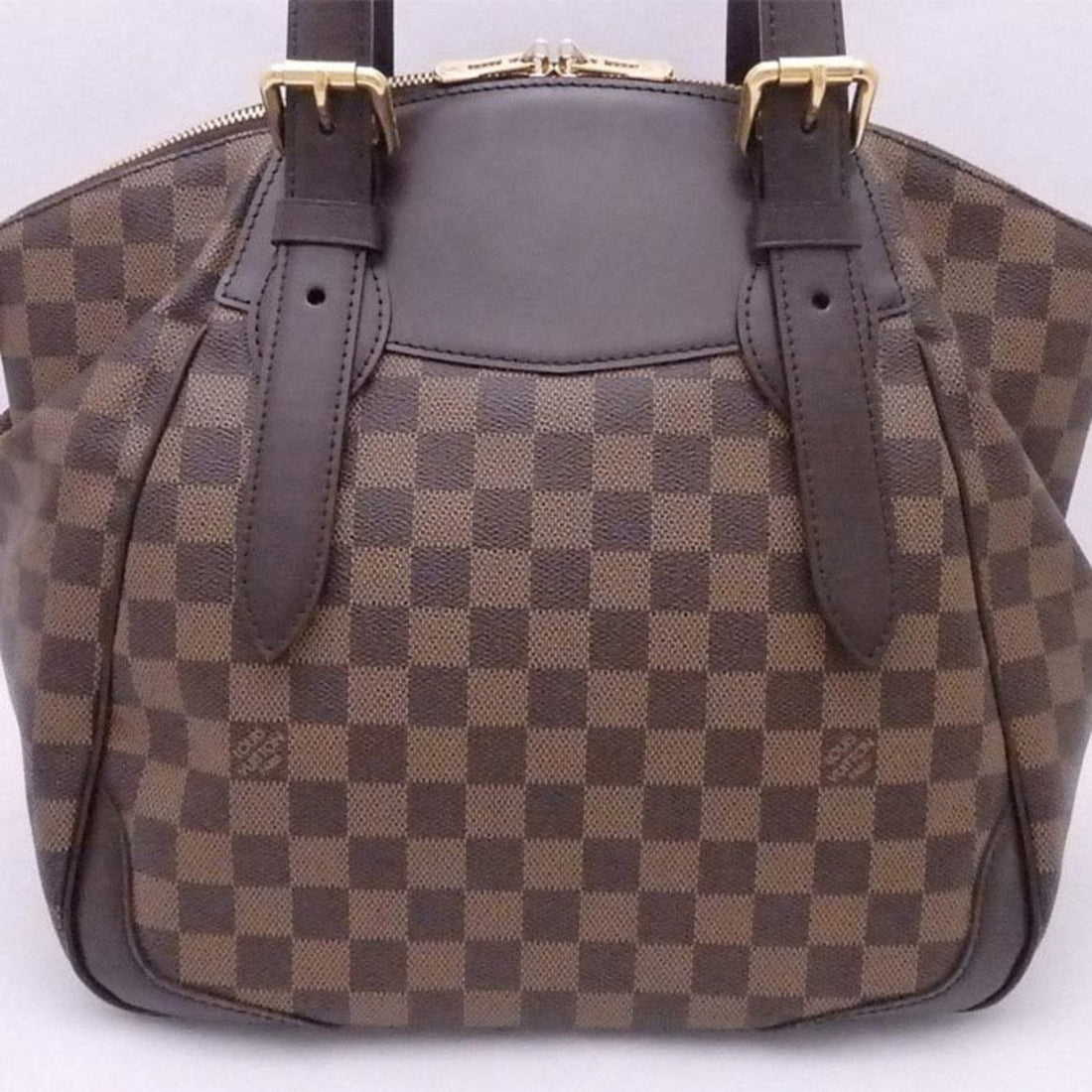 LOUIS VUITTON Handbag Damier Verona MM Canvas Brown Women's N41118 e54347i