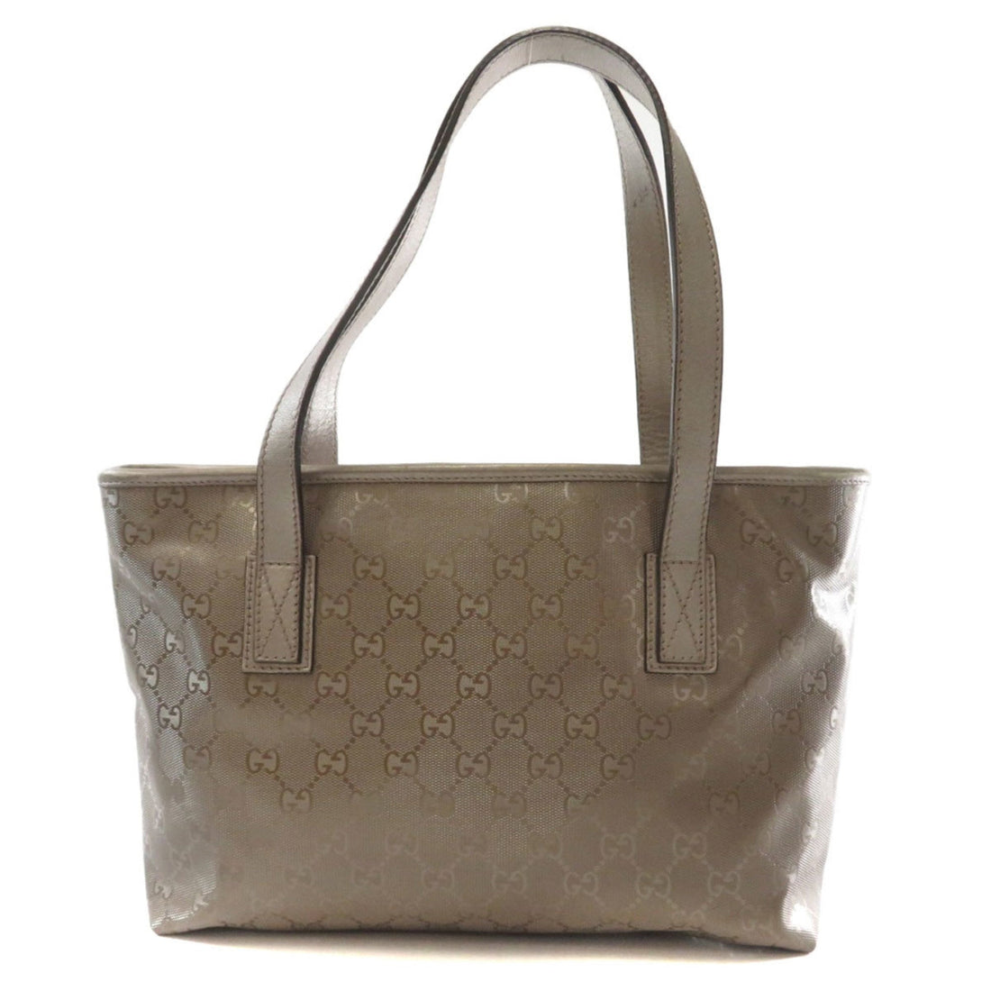 Gucci 211138 Imprimate Tote Bag PVC Leather Ladies