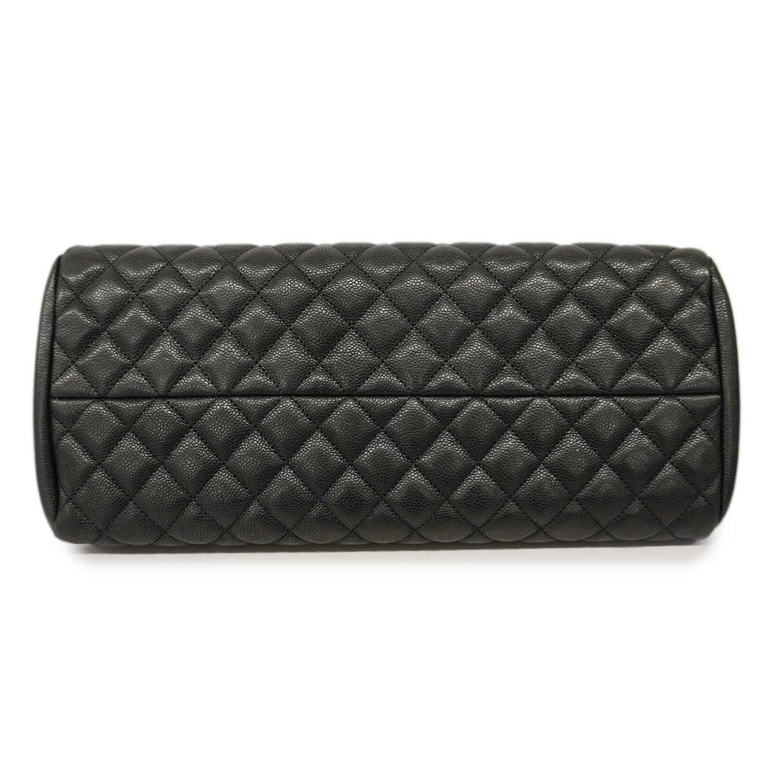 CHANEL   Matelasse Chain Shoulder Women's Caviar Leather Shoulder Bag Black