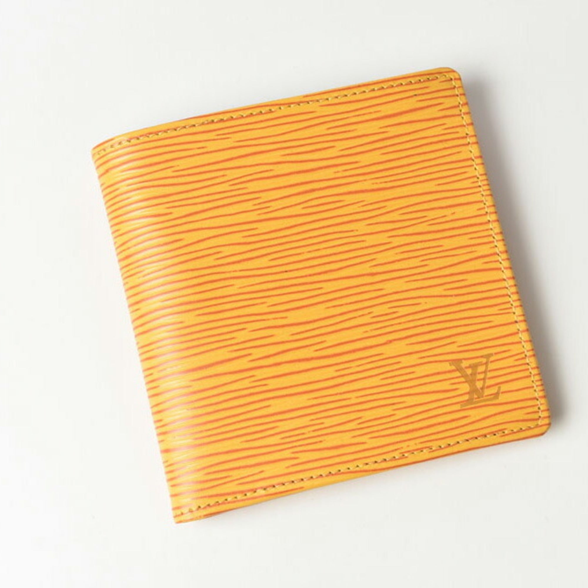 LOUIS VUITTON Wallet Epi Vintage Discontinued Folding M63549 Tassili Yellow