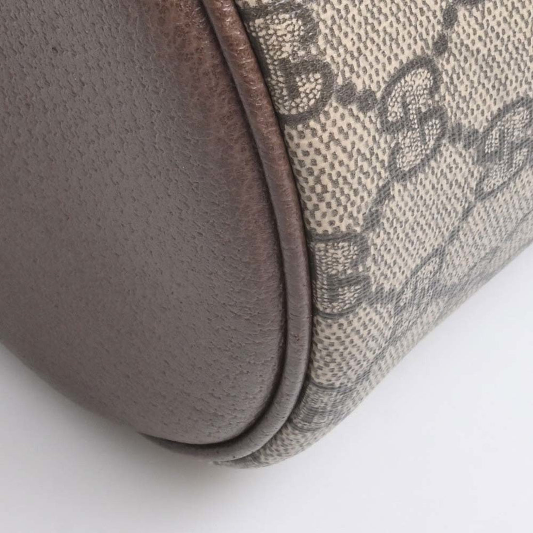 GUCCI Ophidia GG Supreme Tick Case Vanity Bag 611001 Beige Brown Women's