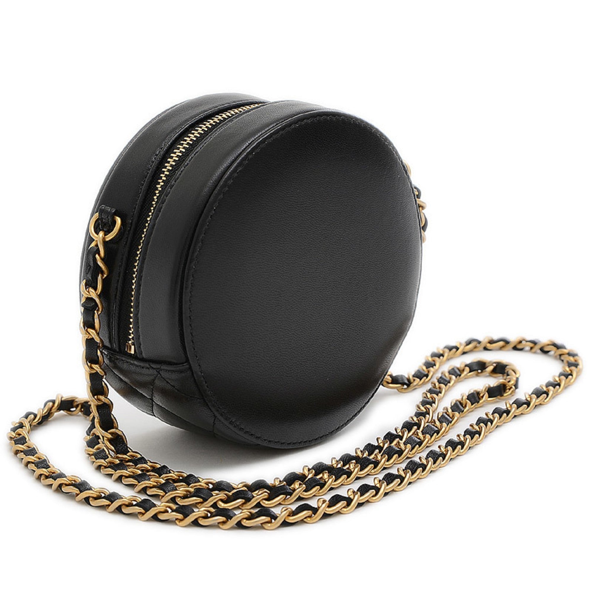 Chanel Women's Leather Shoulder Bag Black