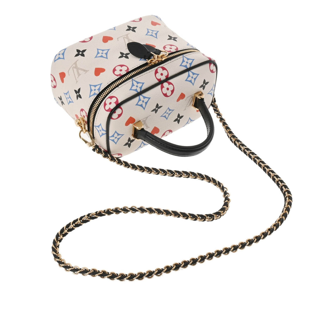 LOUIS VUITTON Monogram Game On Vanity PM Bron M57458 Women's Canvas Bag