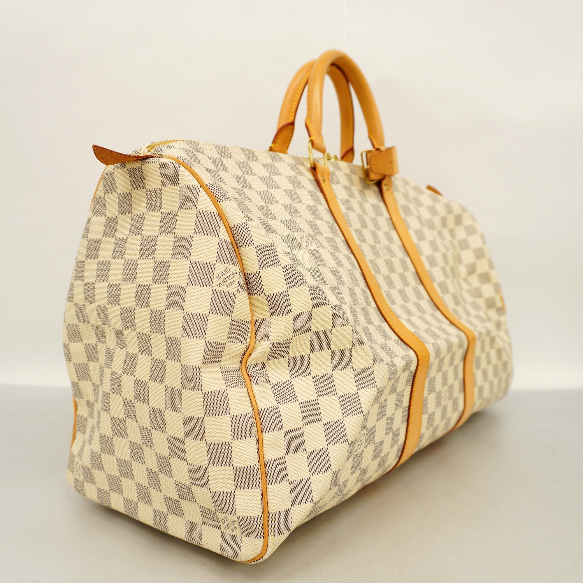 LOUIS VUITTONAuth Damier Azur Keepall 50 N41430 Boston Bag