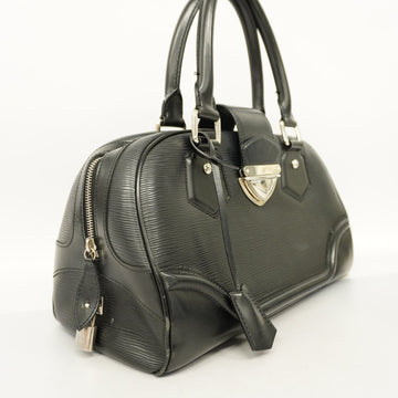LOUIS VUITTONAuth Epi Bowling Montagne GM M59312 Women's Handbag Noir