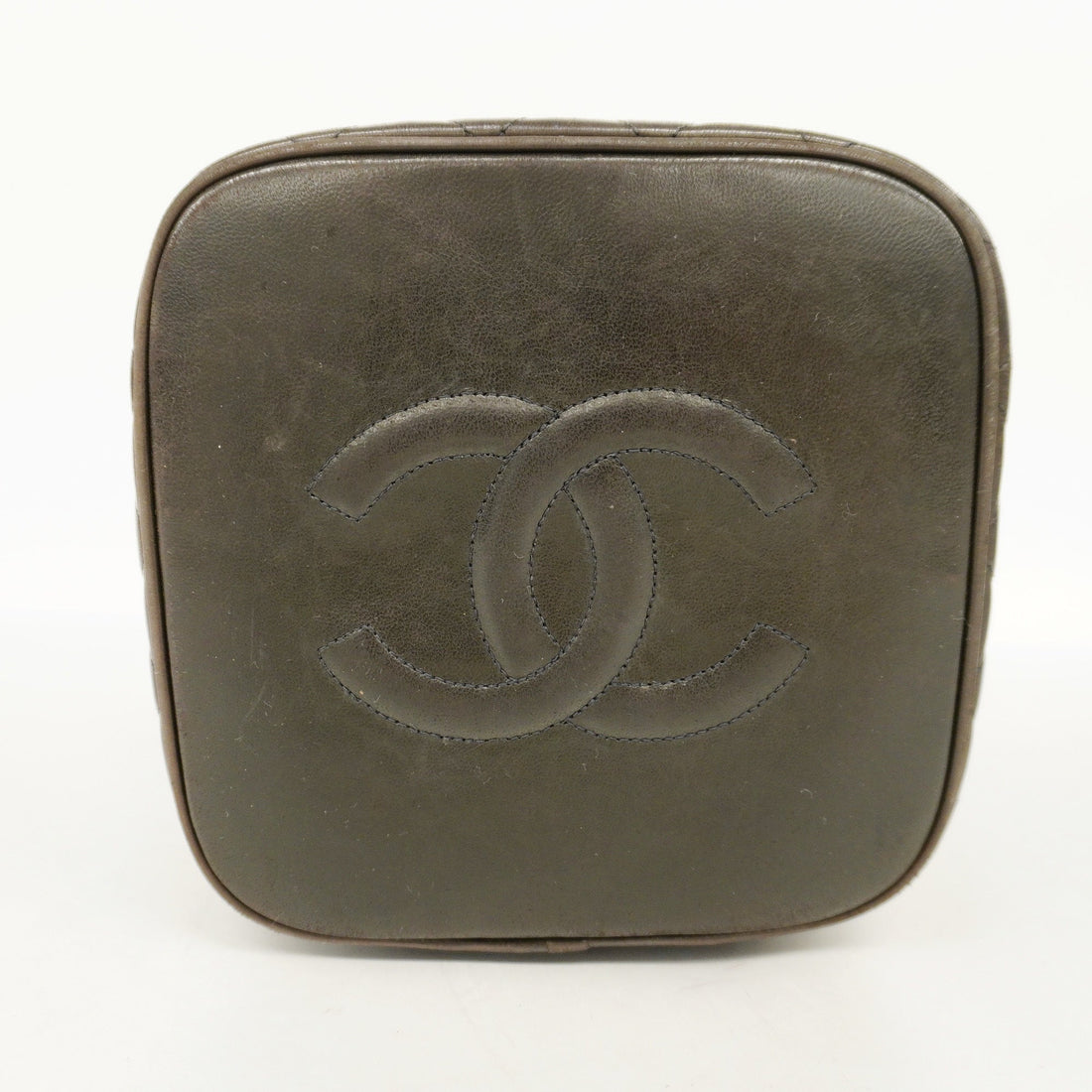 ChanelAuth  Matelasse Vanity Bag Women's Leather Vanity Bag Black