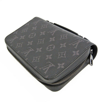 LOUIS VUITTON Monogram Eclipse Zippy XL M61698 Men's Monogram Eclipse Long Wallet [bi-fold] Monogram Eclipse