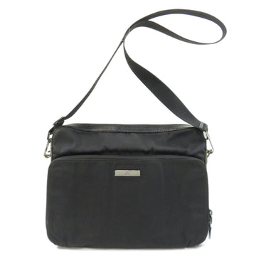 Gucci 002058 Plate Shoulder Bag Nylon Ladies GUCCI