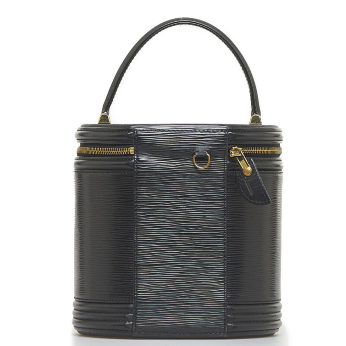 LOUIS VUITTON Epi Cannes Handbag Vanity Bag M48032 Noir Black Leather Ladies