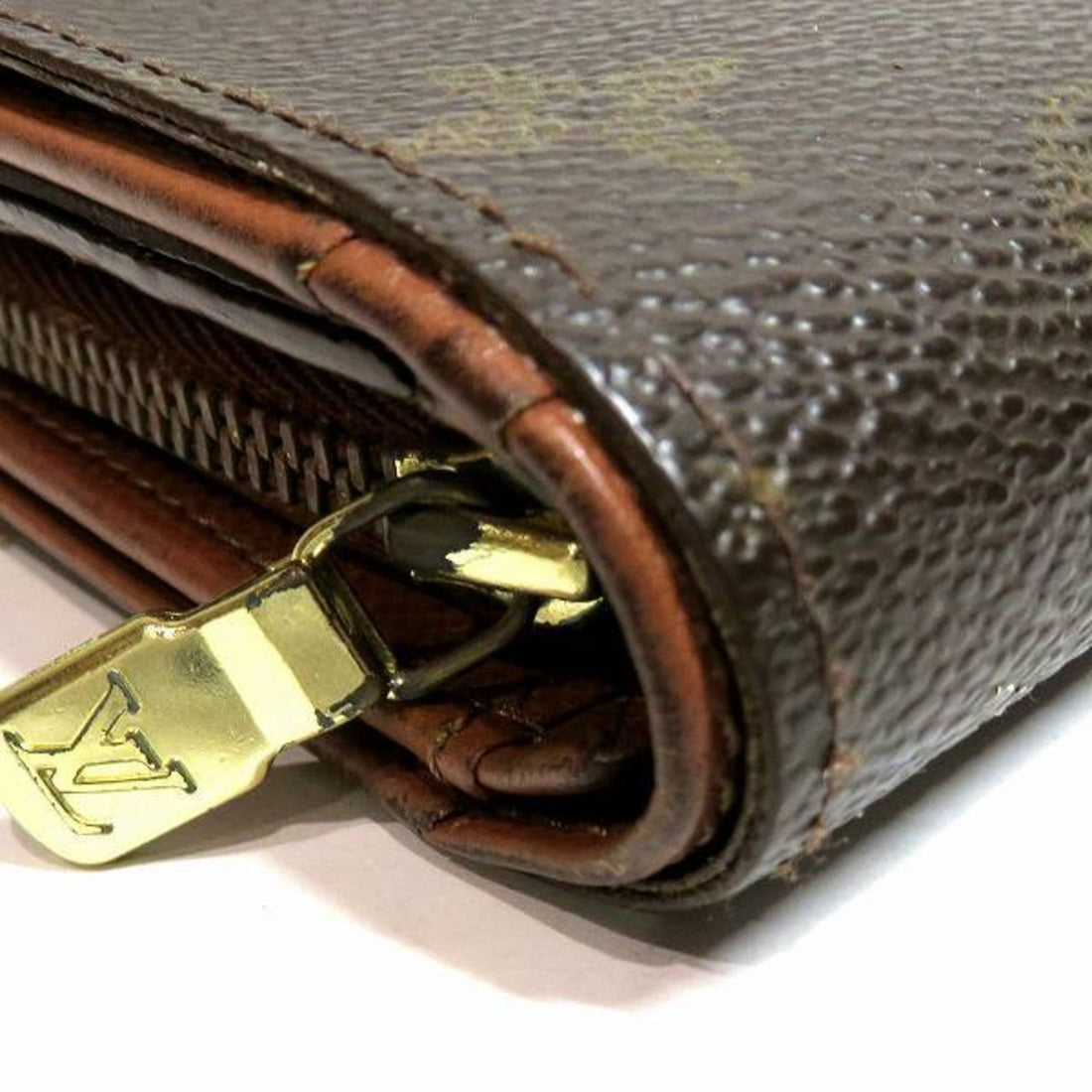 LOUIS VUITTON Monogram Portomonevier Tresor M61730 Bifold Wallet Unisex