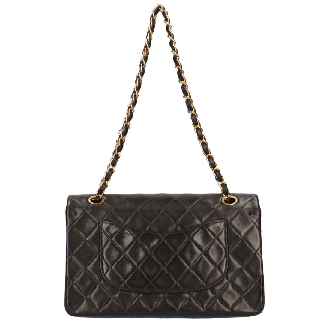 Chanel chain matelasse shoulder Bag lambskin black ladies