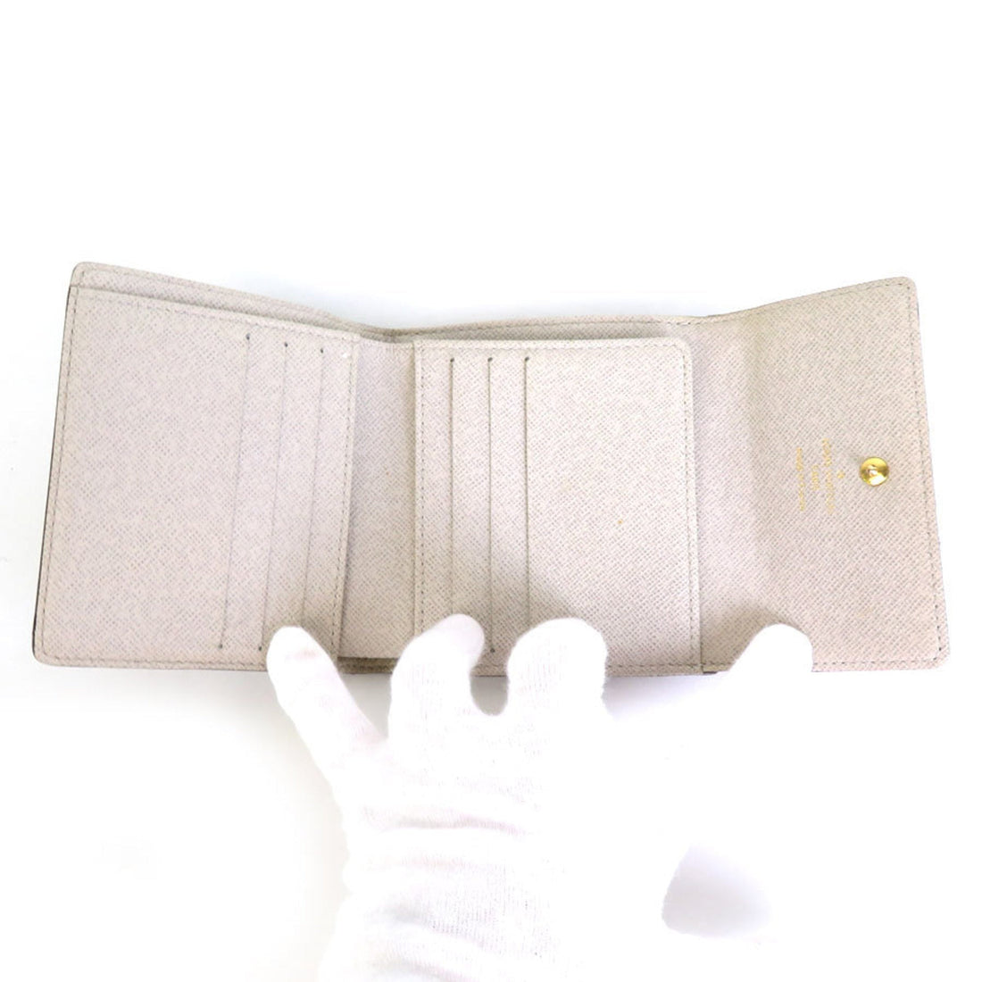 LOUIS VUITTON Bifold Wallet Monogram Dantell/Monogram Dantell Argent Unisex M95396 h29483a