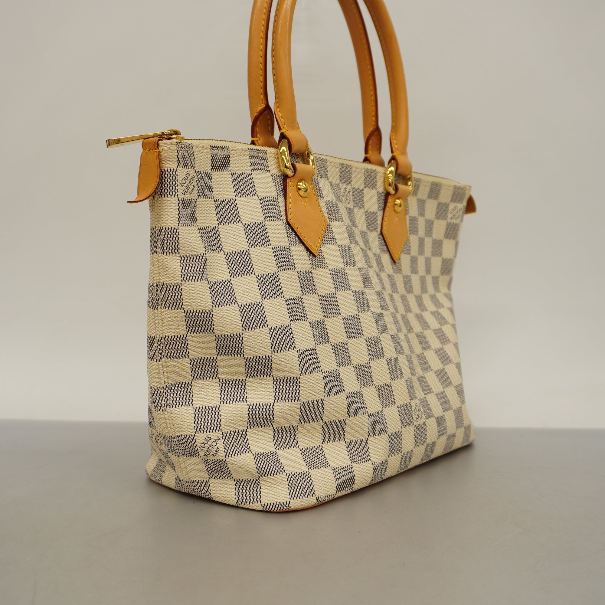 LOUIS VUITTONAuth Damier Azur Saleya PM N51186 Women's Tote Bag