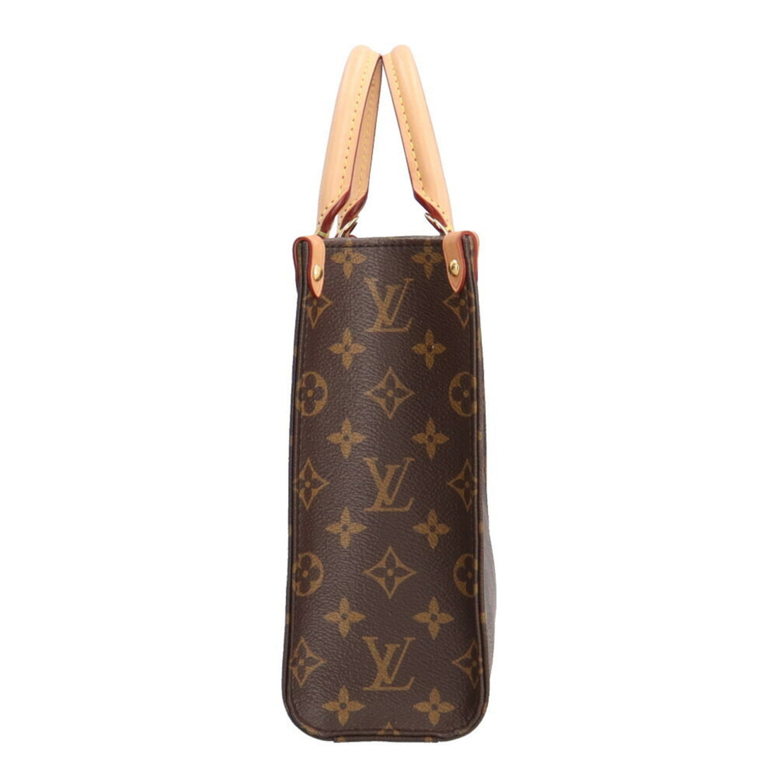 LOUIS VUITTON Petit Sac Pla BB Monogram Shoulder Bag Canvas M45847 Brown Women's