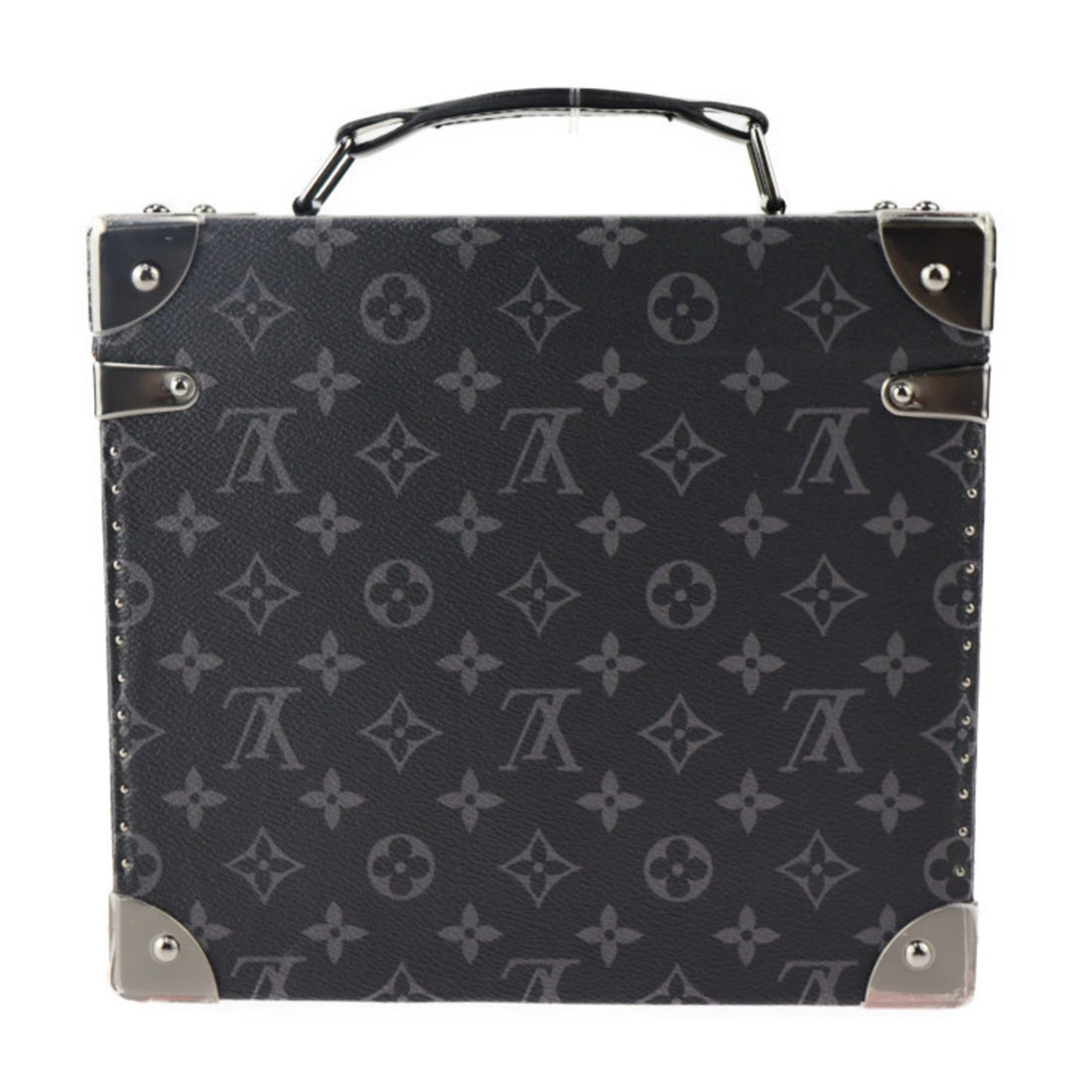 LOUIS VUITTON Fragrance Box Other Bag M20078 Monogram Eclipse Leather Black Silver Hardware Trunk Vanity