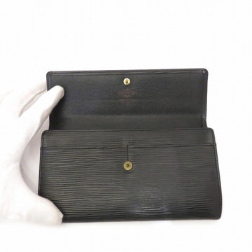 LOUIS VUITTON Epi Pochette Portomone Credit M63562 Long Wallet Unisex