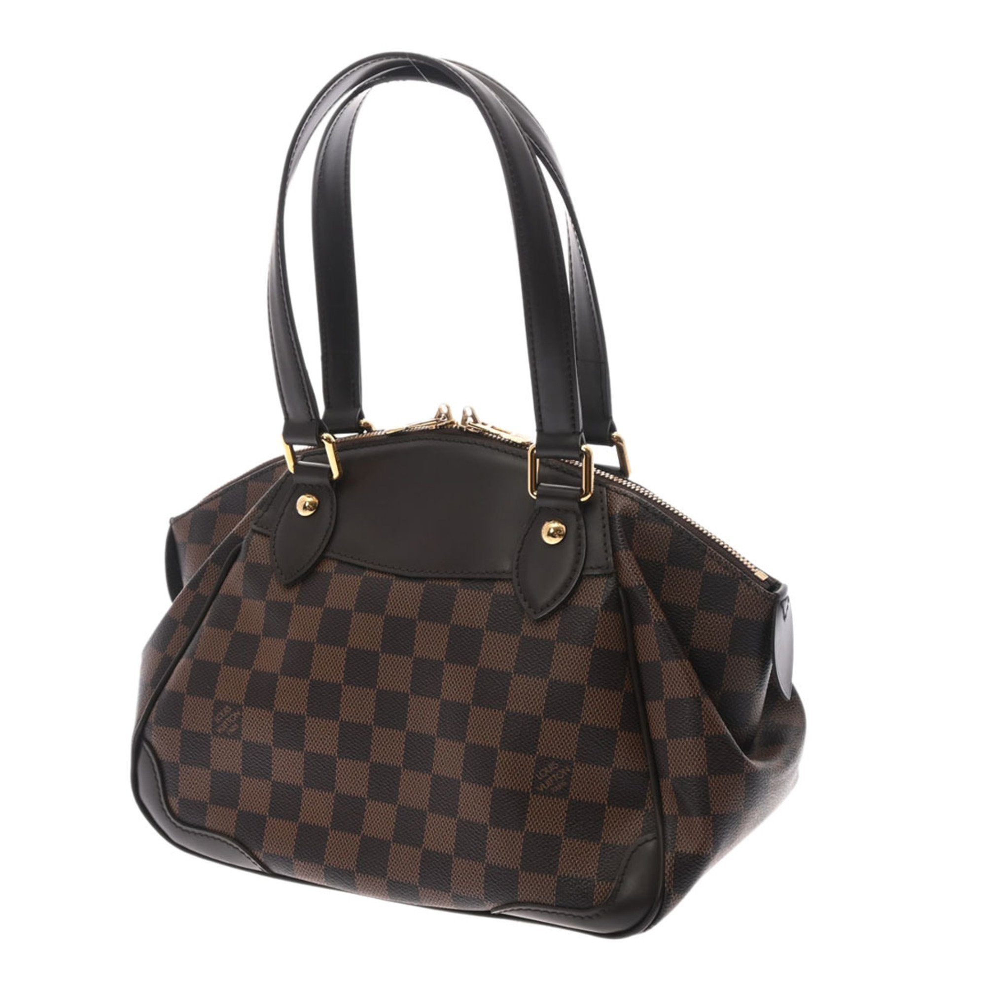 LOUIS VUITTON Damier Verona PM Brown N41117 Ladies Canvas Handbag