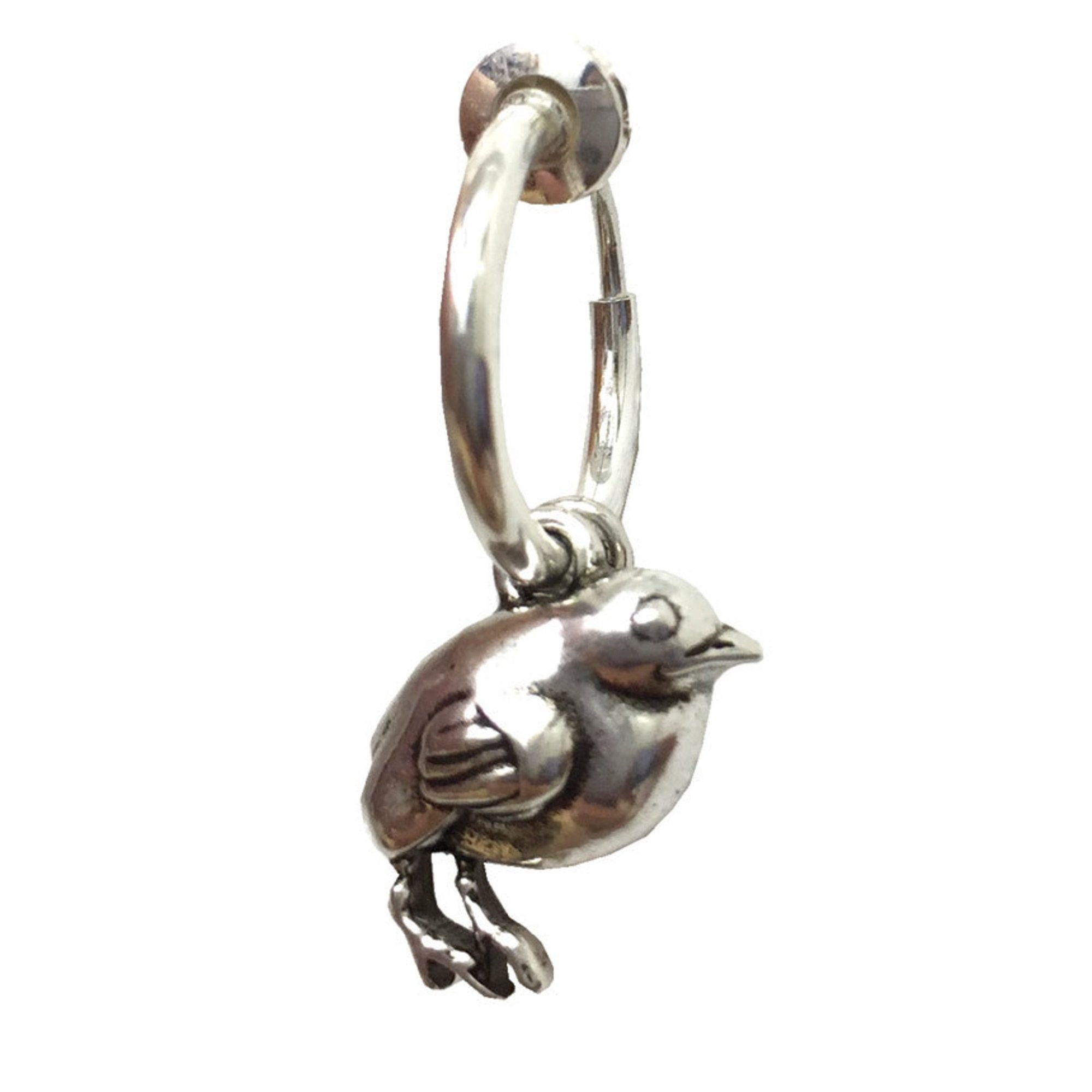 Gucci interlocking G with tick (chick) detail clip earrings 635584 AG925 silver