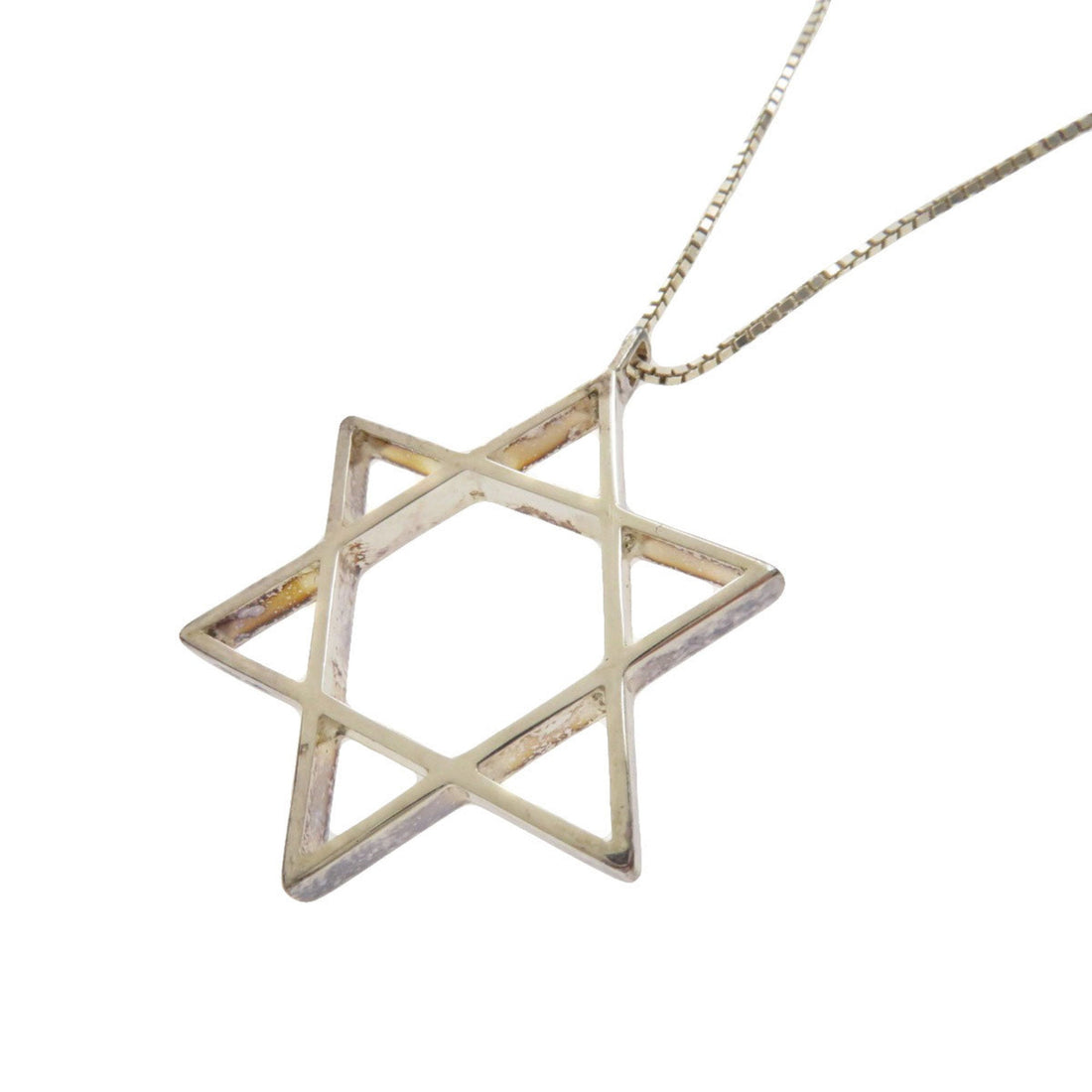 Gucci Star of David Necklace Silver Unisex GUCCI