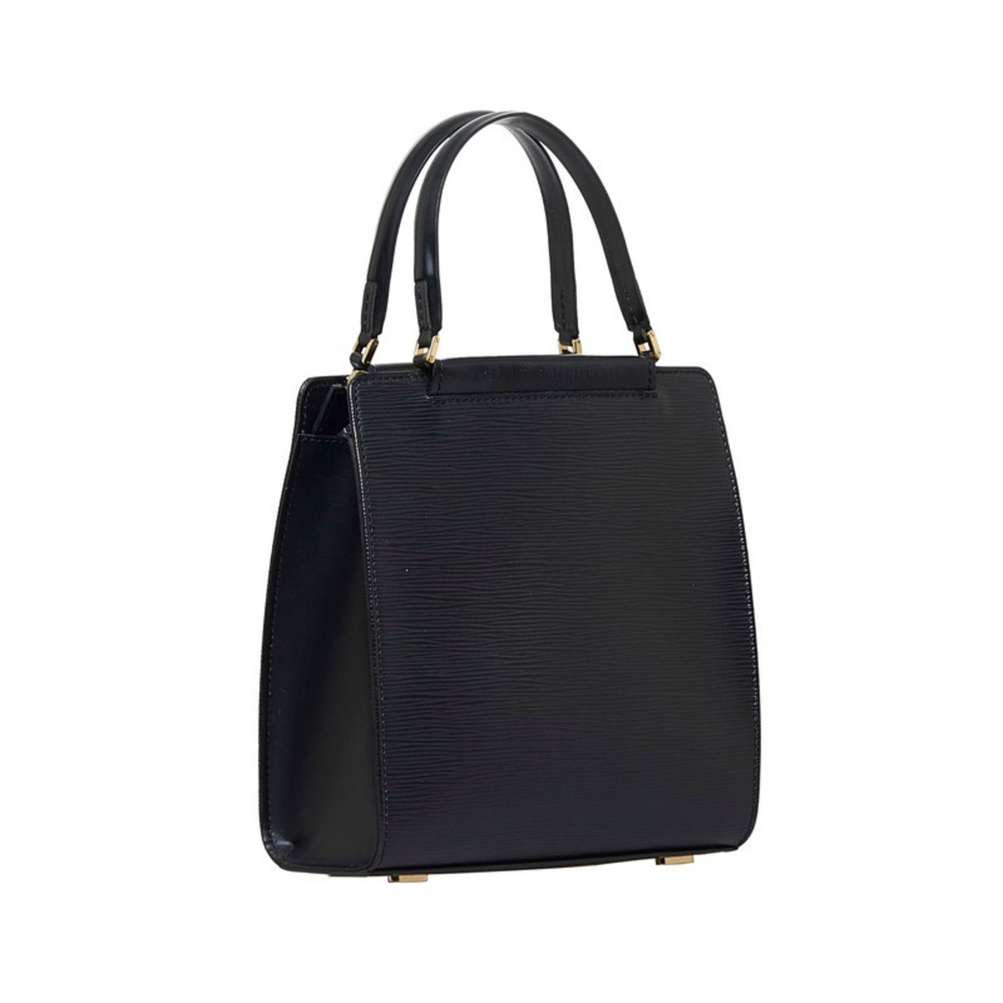 LOUIS VUITTON Epi Figari PM Handbag M52012 Noir Black Leather Ladies