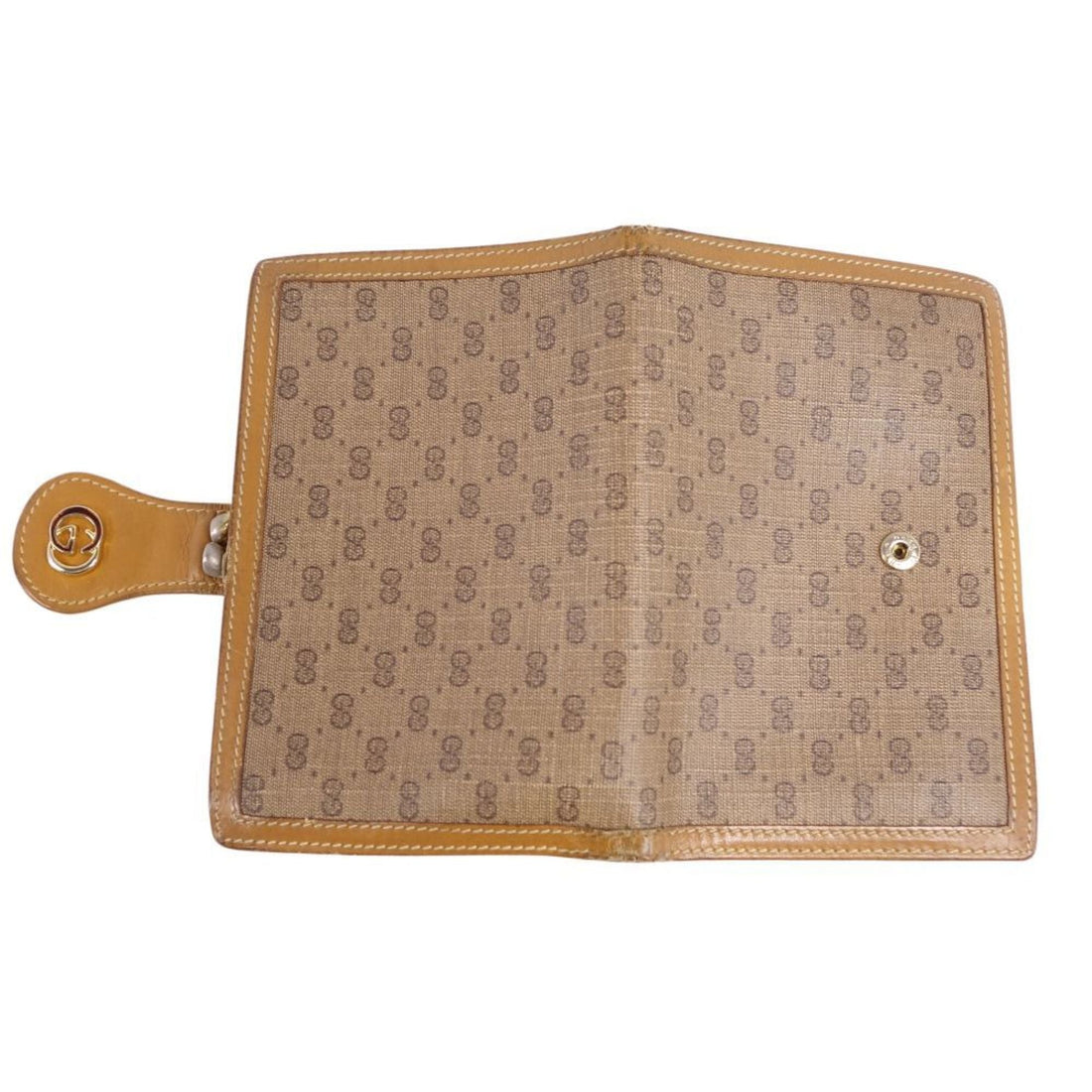 GUCCI Wallet Micro GG Women's Beige