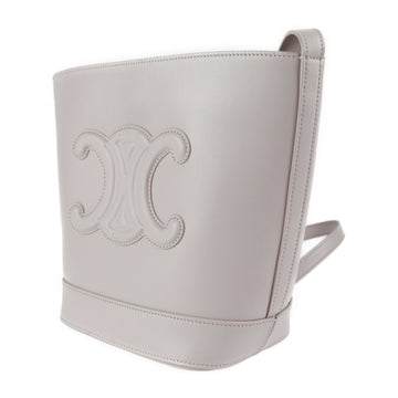 Celine Small Bucket Cuile Triomphe Shoulder Bag 198243DU3.24OU Calfskin POUDRE Pink Gold Hardware